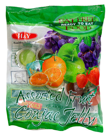 H&Y (Healthy & Young) Assorted Fruit Conjac Jelly 300 g