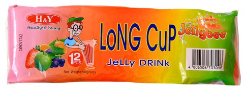 H&Y (Healthy & Young) Long Cup Jelly ( 12pcs) 360 g