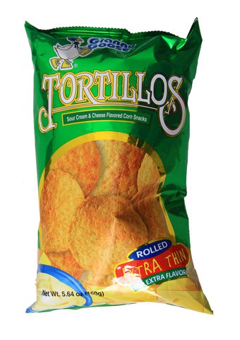 Tortillos Sour Cream & Cheese Flavored 160 g