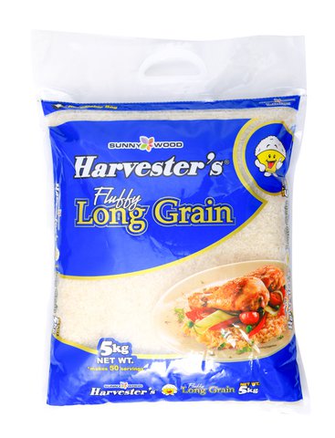Harvester's Fluffy Long Grain Rice 5 kg