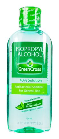 Green Cross Isopropyl Alcohol With Moisturizer 40% 150 ml