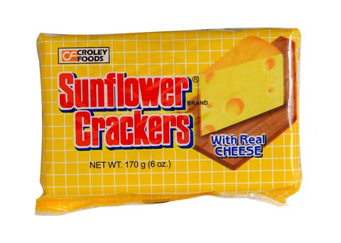 Sunflower Crackers with Real Cheese 170 g