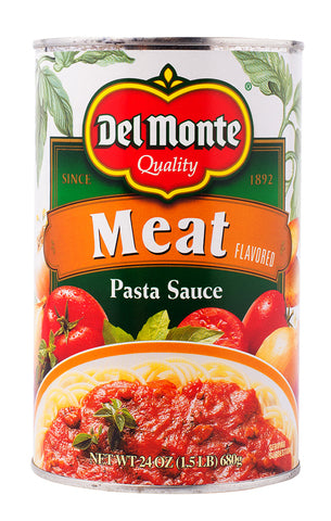 Del Monte Pasta Sauce Meat Flavored (Can) 24 oz