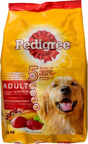 Pedigree Dry Adult Beef Dog Food 1.5 kg
