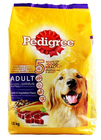 Pedigree Dry Adult Cheese &amp; Liver Dog Food 1.5 kg