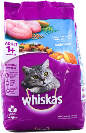 WHISKAS Dry Cat Food Oceanfish 1.2 kg