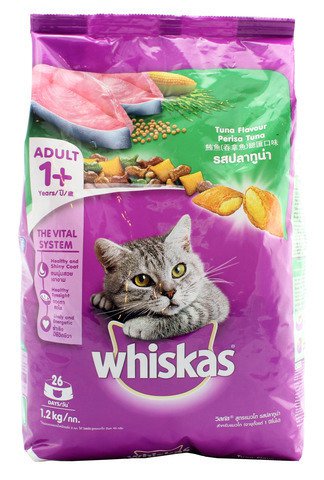 WHISKAS Dry Cat Food Tuna 1.2 kg