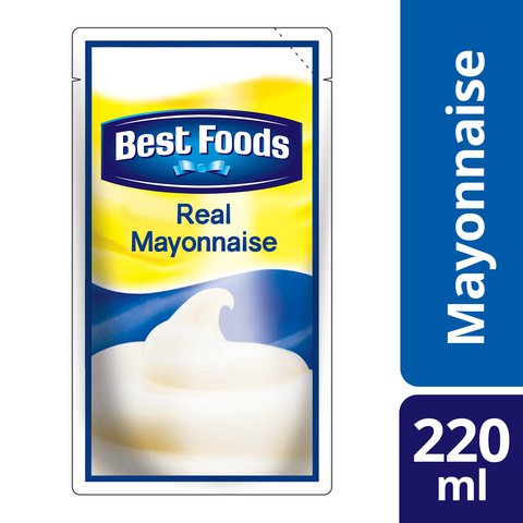 Bestfoods Mayonnaise Real Mayo Doy 220 ml