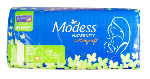 Modess Maternity Pantyliners Non Wing - Regular 7 pcs /pack