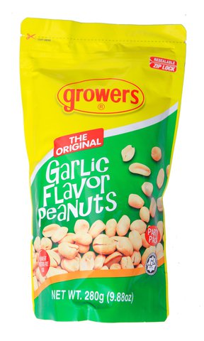 Growers Garlic Flavor Peanuts 280 g