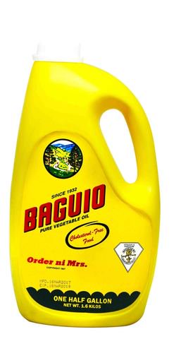 Baguio Pure Vegetable Oil - Plastic 1.9 kg
