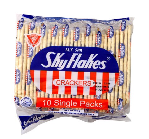 M.Y. San SkyFlakes Crackers 1 pack (10 pcs)