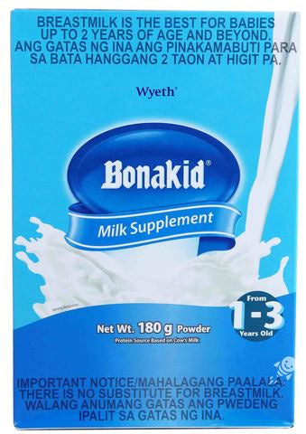 Bonakid Milk Supplement (1-3 Years Old) 180 g