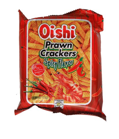 Oishi Prawn Cracker Spicy 24 g