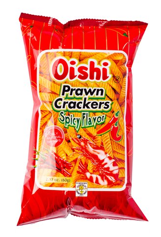 Oishi Prawn Cracker Spicy 60 g