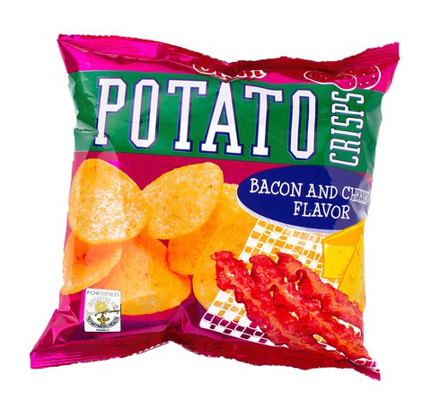 Potato Crisps Bacon &amp; Cheese 50 g