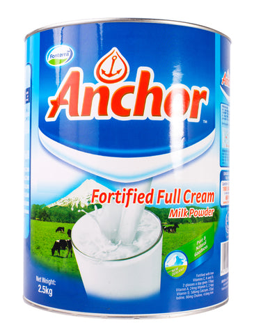 Anchor Fortifies Full Cream Milk Powder - Plain 2.5 kg