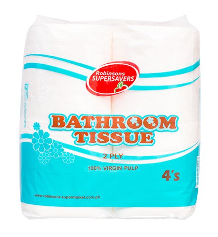 Supersavers Bathroom Tissue 2 Ply 350 Sheets 4 rolls /pack