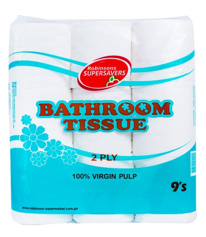 Robinsons Supersavers Bathroom Tissue 2 Ply 350 Sheets 9 rolls