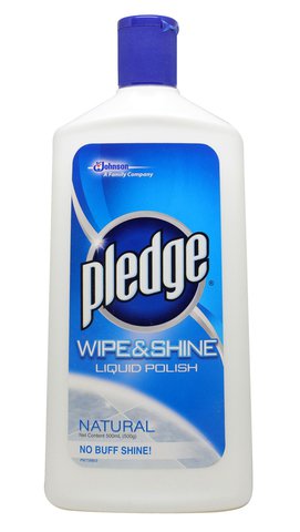 Pledge Wipe &amp; Shine Natural Liquid Polish 500 ml