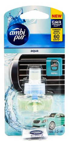 Ambipur Car Clip Refill Aqua 7.5 ml