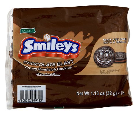 Smileys Chocolate Blast Cookies 32 g (10 pcs)