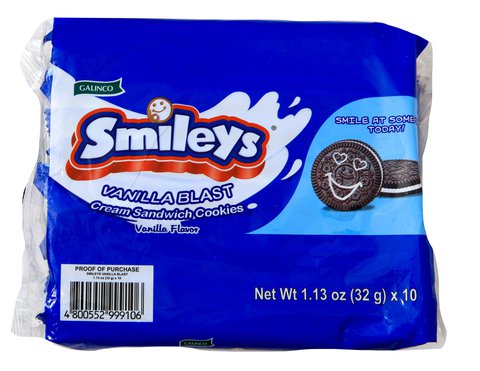 Smileys Vanilla Blast Cookies 32 g (10 pcs)