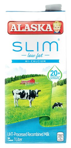 Alaska Slim Low Fat Hi-Calcium UHT Milk 1 l