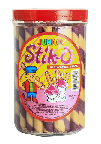 Stik-O Junior Ube Wafer Stick 380 g