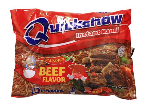 Quick Chow Instant Mami Hot &amp; Spicy Beef 55 g