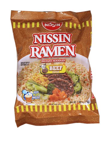 Nissin Ramen Instant Noodles Beef 55 g