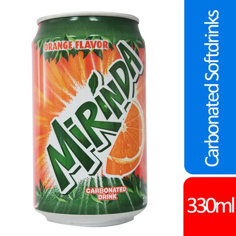 Mirinda Orange Carbonated Softdrinks 330 ml