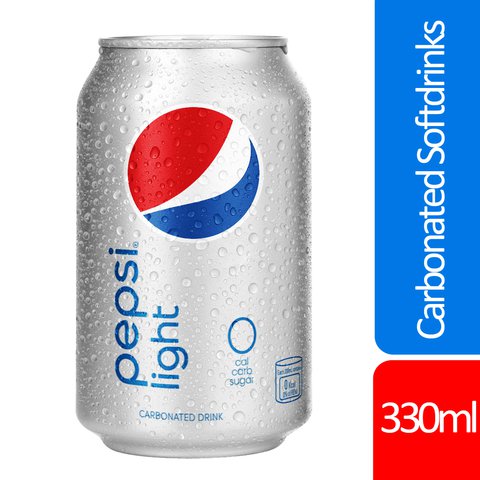 Pepsi Diet Light Carbonated Softdrinks 330 ml