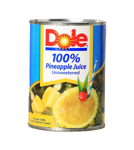 Dole 100% Pineapple Juice Unsweetened 2 l