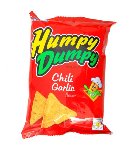 Humpy Dumpy Chili Garlic Tortilla Chips 110 g