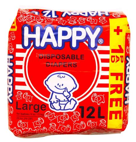 Happy Baby Diaper Large 12 pcs /pack