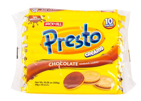 Presto Creams Chocolate Sandwich Cookies 30 g (10 pcs)