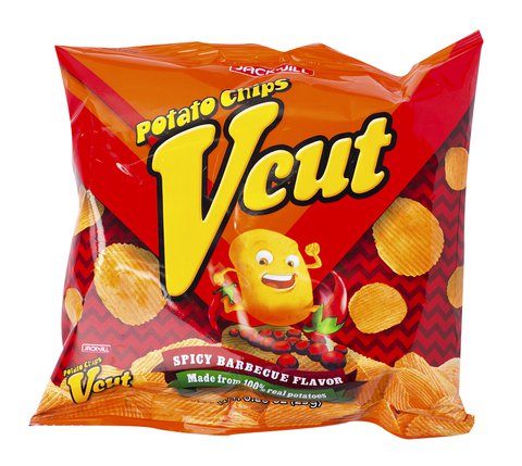 Vcut Spicy BBQ Potato Chips 25 g