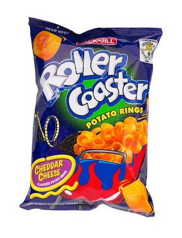 Roller Coaster Potato Rings Cheddar Cheese 85 g