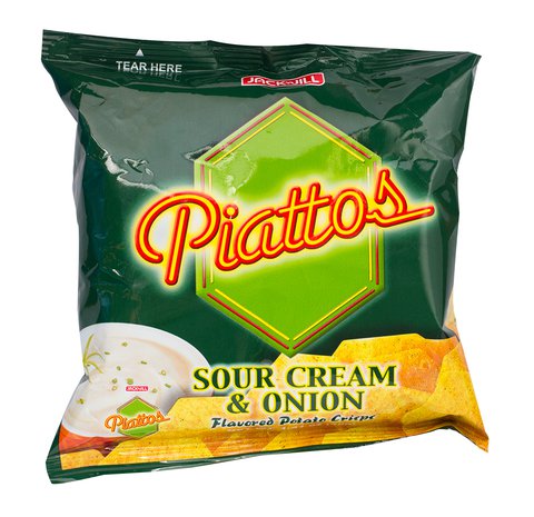 Piattos Sour Cream &amp; Onion Potato Crisps 40 g