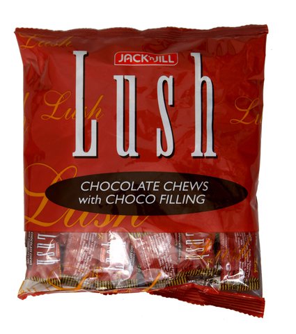 Lush Chocolate Chews w/ Choco Filling 50 pcs /pack