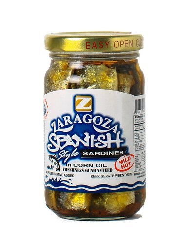 Zaragoza Spanish Style Sardines in Corn Oil Mild Hot 220 g