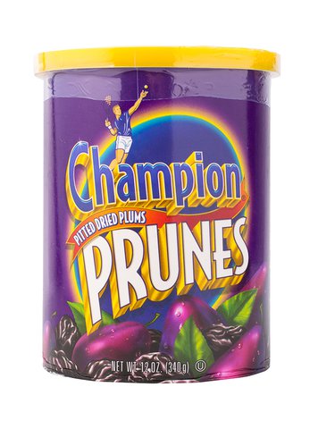 Champion Pitted Dried Plums - Prunes Can 340 g