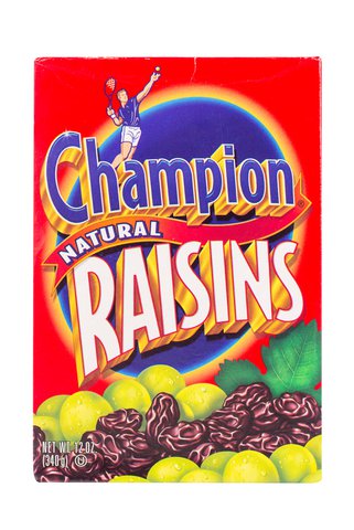 Champion Natural Raisins Box 340 g