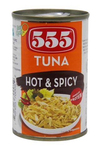 555 Tuna Flakes Hot &amp; Spicy 155 g