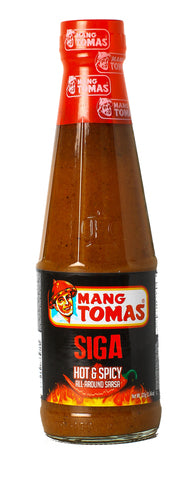 Mang Tomas Siga Lechon Sauce Hot &amp; Spicy 325 g