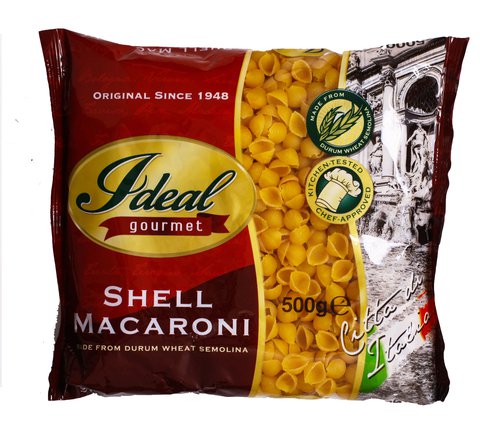 Ideal Gourmet Shell Macaroni 500 g