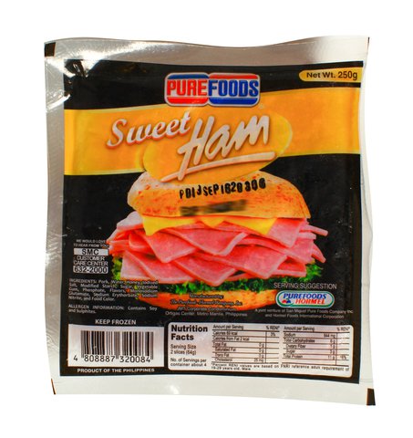 Purefoods Sweet Ham Sliced 250 g