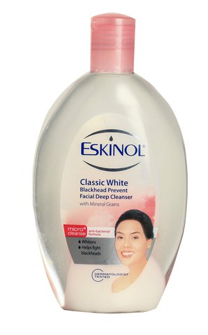 Eskinol Classic White Blackhead Prevent Facial Deep Cleanser 225 ml