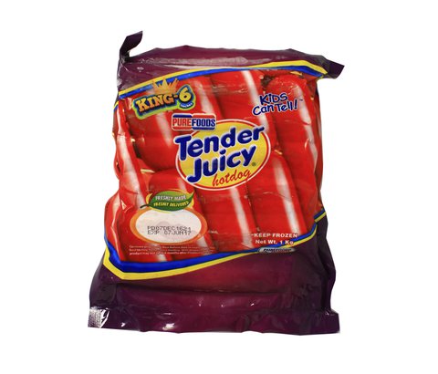 Purefoods Tender Juicy King-6 Hotdog 1 kg